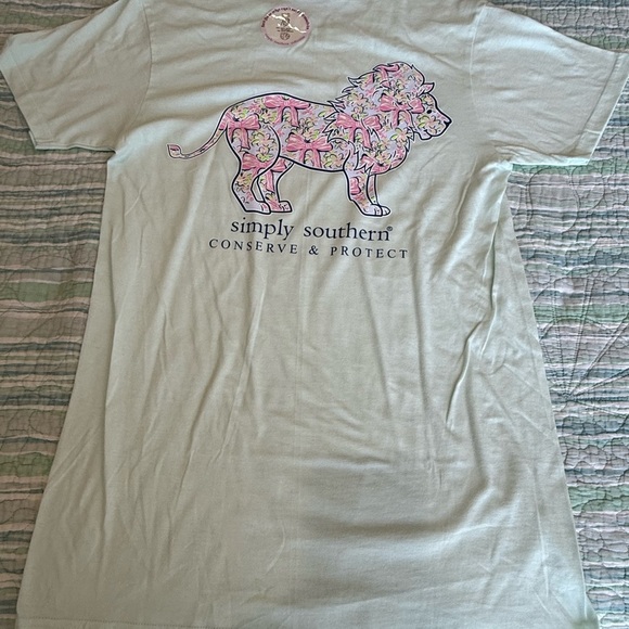 Simply Southern Mint Green Short Sleeve Tee - Picture 1 of 4